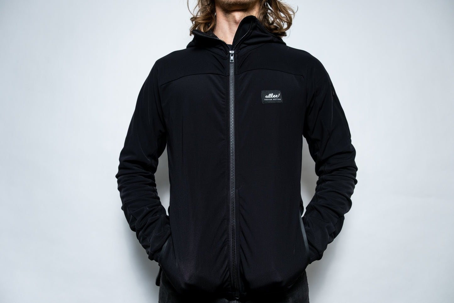 Black Hoodie Zip-up